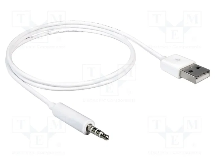 DeLOCK 83182 Cable USB-A a Jack 3,5 mm 4 Pines para MP3/MP4 de 1 m DeLOCK 83182 Cable USB-A a Jack 3,5 mm 4 Pines para MP3/MP4 de 1 m