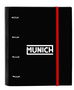 Carpeta de anillas Munich Vulcan Negro 27 x 32 x 3.5 cm