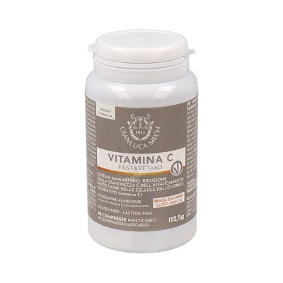 GIANLUCA MECH Vitamina C 1000Mg 90 Comp Masticables Sabor Naranja Veganos