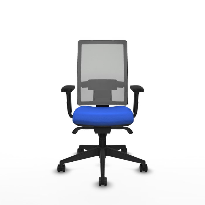 PIQUERAS Y CRESPO Silla de oficina Horna con mecanismo Sincro, Azul y Gris PIQUERAS Y CRESPO Silla de oficina Horna con mecanismo Sincro, Azul y Gris