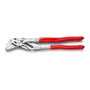 Knipex Tenaza-Llave Alicate Multifunción Cromada, ajuste rápido con botón y efecto carraca, para tuercas métricas y pulgadas, 250 mm