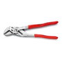 Knipex Tenaza-Llave Alicate Multifunción Cromada, ajuste rápido con botón y efecto carraca, para tuercas métricas y pulgadas, 250 mm