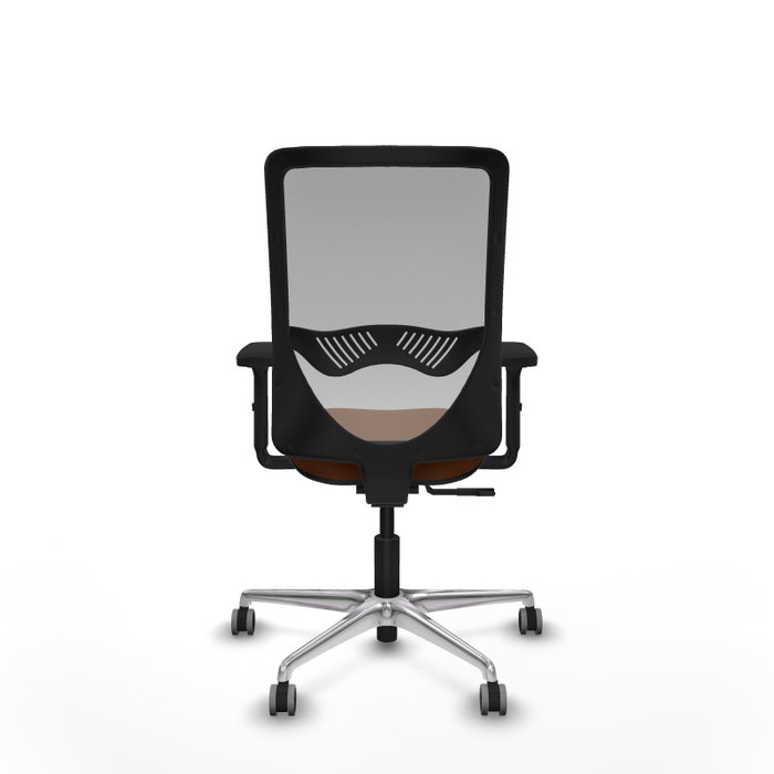 PIQUERAS Y CRESPO Silla de oficina Zulema con mecanismo Sincro, Marrón y Gris PIQUERAS Y CRESPO Silla de oficina Zulema con mecanismo Sincro, Marrón y Gris