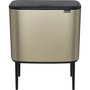Brabantia Bo Touch Bin Champagne 3 x 11 L