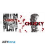 Abystyle Taza "Child's Play" Oficial de Chucky Cerámica 320 mL Pack x2 Apta Microondas y Lavavajillas