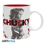 Abystyle Taza "Child's Play" Oficial de Chucky Cerámica 320 mL Pack x2 Apta Microondas y Lavavajillas