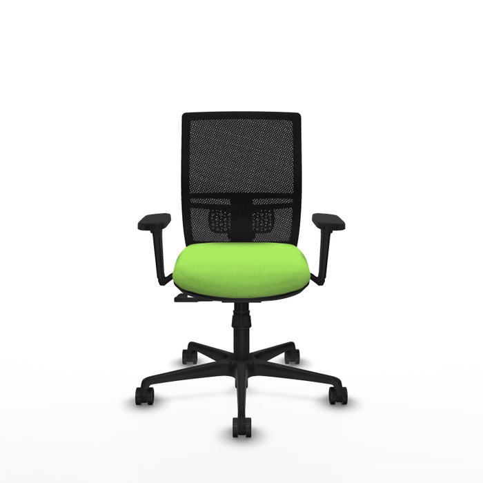 PIQUERAS Y CRESPO Silla de oficina Yunquera Pistacho/Negro con Mecanismo Sincro PIQUERAS Y CRESPO Silla de oficina Yunquera Pistacho/Negro con Mecanismo Sincro