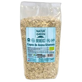 NATURGREEN Copos de Avena Gruesos Sin Gluten Bio 1 Kg