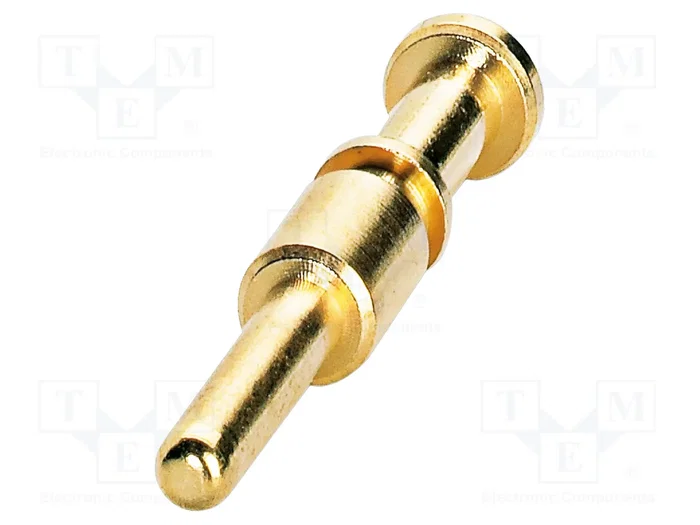 PHOENIX CONTACT Contacto macho industrial dorado CuZn crimpado PHOENIX CONTACT Contacto macho industrial dorado CuZn crimpado