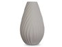 Giftdecor Jarron Ceramica Raya Diagonal 41 cm Gris (Set de 2)