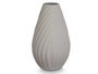 Giftdecor Jarron Ceramica Raya Diagonal 41 cm Gris (Set de 2)