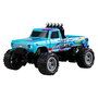 AMEWI 22697 - Camión Monstruo RC Die-Cast Escala 1:64 Listo para Usar, Color Azul, Control Remoto 2.4GHz, Batería Recargable, para Niños +6 Años