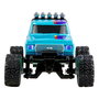 AMEWI 22697 - Camión Monstruo RC Die-Cast Escala 1:64 Listo para Usar, Color Azul, Control Remoto 2.4GHz, Batería Recargable, para Niños +6 Años