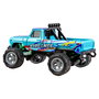 AMEWI 22697 - Camión Monstruo RC Die-Cast Escala 1:64 Listo para Usar, Color Azul, Control Remoto 2.4GHz, Batería Recargable, para Niños +6 Años