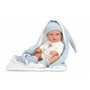 Muñecas Arias Muñeca Elegance Natal Azul con Saco de Dormir