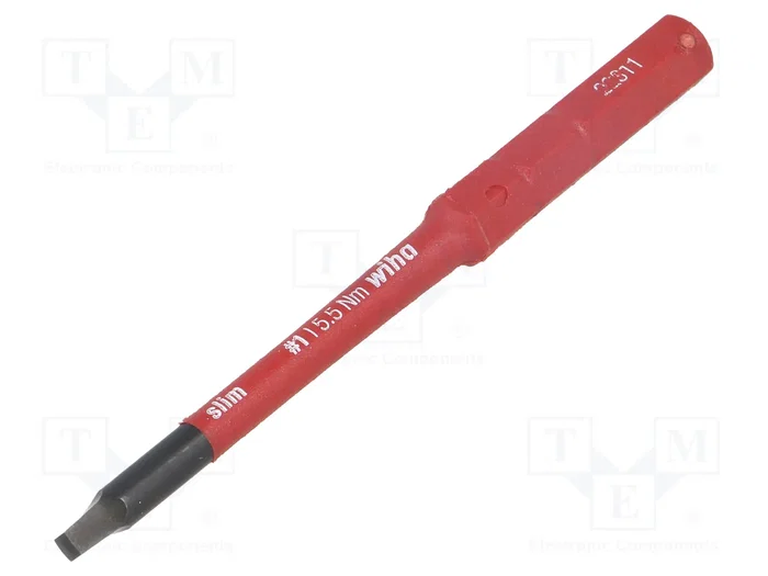WIHA Punta de destornillador aislada RB1 cuadro 75 mm WIHA Punta de destornillador aislada RB1 cuadro 75 mm