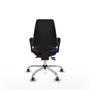 PIQUERAS Y CRESPO Silla de oficina Elche con mecanismo Asincro, Morado