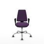 PIQUERAS Y CRESPO Silla de oficina Elche con mecanismo Asincro, Morado