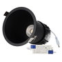 Downlight Empotrable LED 10W 4000K Blanco Natural Negro Lifud