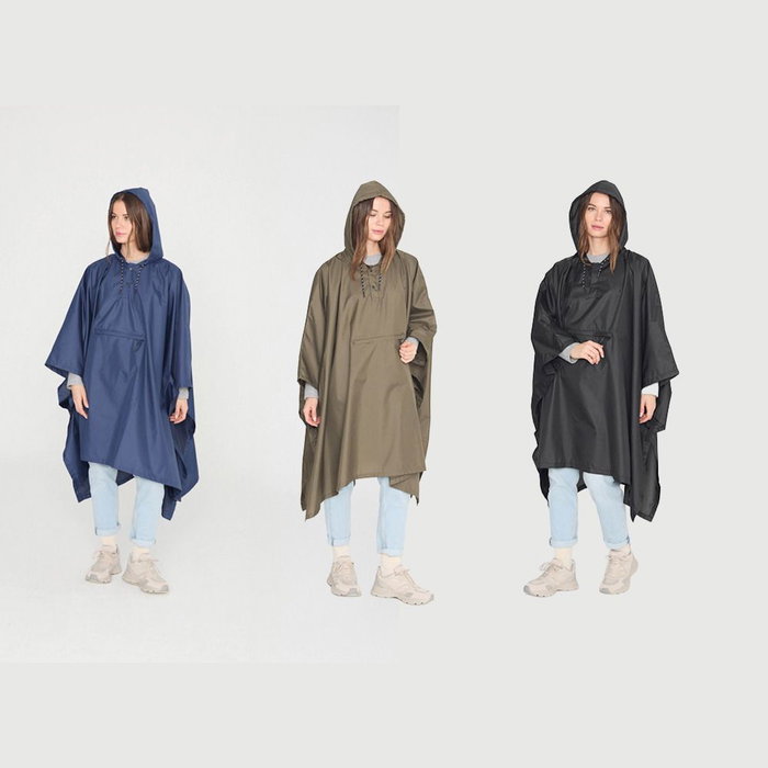 Bisetti Poncho Chubasquero Plegable Poliester Reciclado Colores Surtidos Talla Única Bisetti Poncho Chubasquero Plegable Poliester Reciclado Colores Surtidos Talla Única