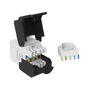 EQUIP Módulo Keystone 769227 Cat6A LSA Blanco