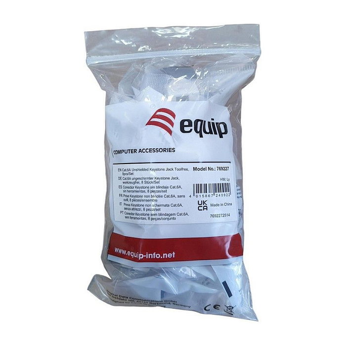 EQUIP Módulo Keystone 769227 Cat6A LSA Blanco