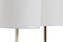 DKD Home Decor Lámpara de Sobremesa Metal y Poliéster 18x18x30 cm Surtido