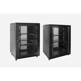 Monolyth SH8832 Armario Rack 19" 32U, 800x800mm, Puerta Cristal Templado 5mm, Ensamblado en España