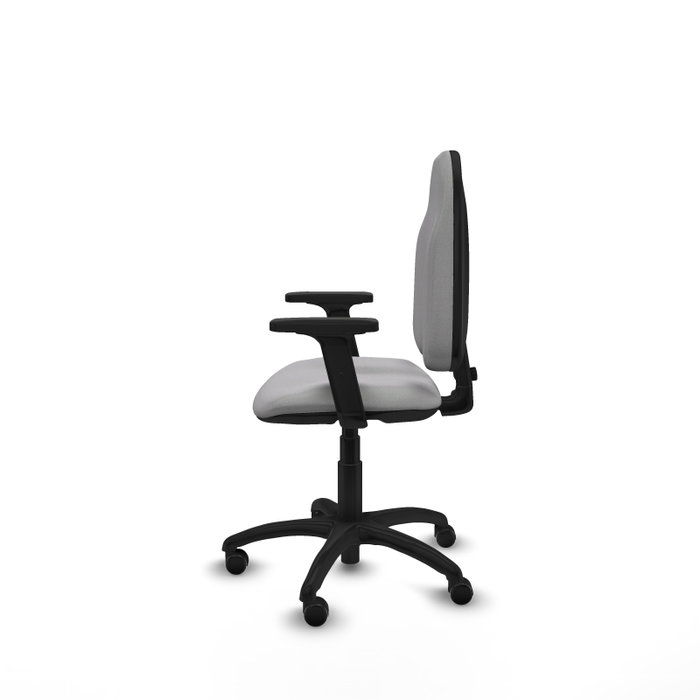 PIQUERAS Y CRESPO Silla de oficina Algarra, Tela Gris claro, Brazos 2D PIQUERAS Y CRESPO Silla de oficina Algarra, Tela Gris claro, Brazos 2D