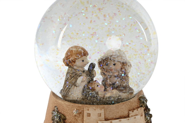 DKD Home Decor Nacimiento Resina y Cristal 8x8x10 (Surtido de 4 unidades)