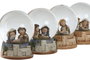 DKD Home Decor Nacimiento Resina y Cristal 8x8x10 (Surtido de 4 unidades)
