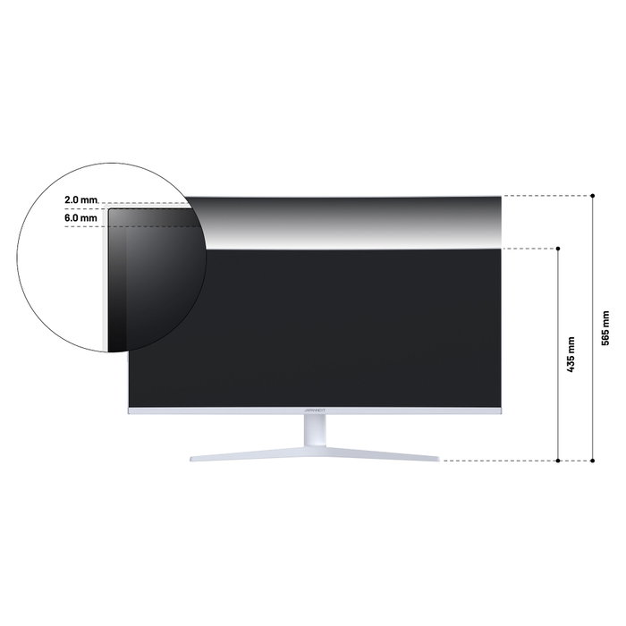 JAPANNEXT JN-IPS340UWQHD60C-C65W-HS-W Monitor 34 Pulgadas UWQHD Curvo IPS Black JAPANNEXT JN-IPS340UWQHD60C-C65W-HS-W Monitor 34 Pulgadas UWQHD Curvo IPS Black