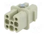 HARTING Han® D Plantilla de contacto hembra 8 pines