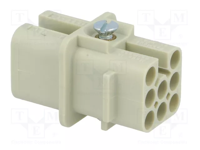 HARTING Han® D Plantilla de contacto hembra 8 pines