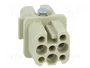 HARTING Han® D Plantilla de contacto hembra 8 pines