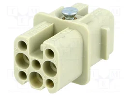 HARTING Han® D Plantilla de contacto hembra 8 pines