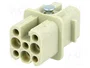 HARTING Han® D Plantilla de contacto hembra 8 pines