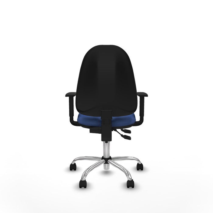 PIQUERAS Y CRESPO Silla de oficina Algarra Azul marino con mecanismos de doble maneta