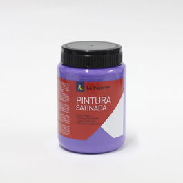 La Pajarita Pintura Satinada L-13 Violeta para Manualidades y Diversas Superficies, Acabado Satén, 375 ml