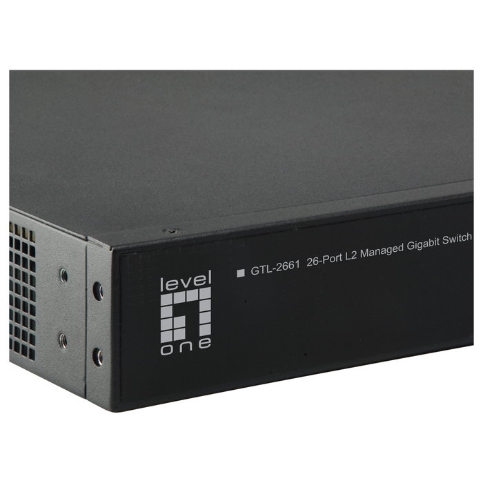 Level One GTL-2661 Switch Gestionado L2 de 26 Puertos con 2x 10GbE SFP+