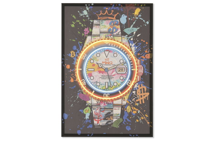 DKD Home Decor Cuadro LED Lienzo 63x93 Reloj Surtido de 2 Unidades DKD Home Decor Cuadro LED Lienzo 63x93 Reloj Surtido de 2 Unidades