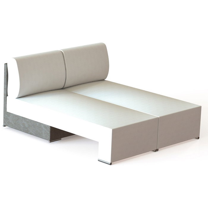 Q&Q Tuna Mecanismo Giratorio para Asiento/Sofa Gira 90º Medidas 410x190x14mm