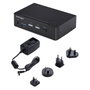 Startech.com Switch KVM DisplayPort 2 Puertos 4K 60Hz DP 1.2 HDCP 1.4 Hub USB 3.0 EDID Negro