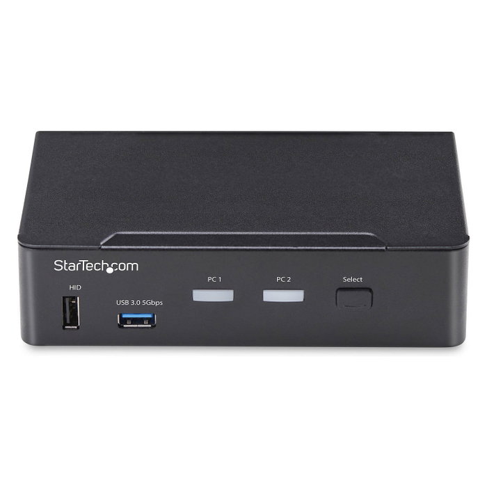 Startech.com Switch KVM DisplayPort 2 Puertos 4K 60Hz DP 1.2 HDCP 1.4 Hub USB 3.0 EDID Negro Startech.com Switch KVM DisplayPort 2 Puertos 4K 60Hz DP 1.2 HDCP 1.4 Hub USB 3.0 EDID Negro