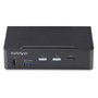Startech.com Switch KVM DisplayPort 2 Puertos 4K 60Hz DP 1.2 HDCP 1.4 Hub USB 3.0 EDID Negro