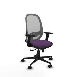 PIQUERAS Y CRESPO Silla de oficina Cilanco Morado y Gris