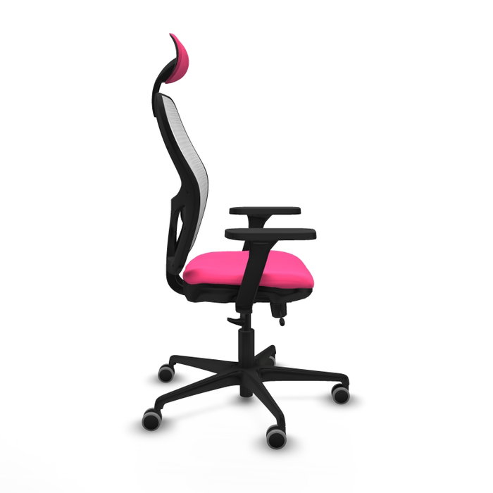 PIQUERAS Y CRESPO Silla de oficina Jorquera Rosa y Blanco PIQUERAS Y CRESPO Silla de oficina Jorquera Rosa y Blanco
