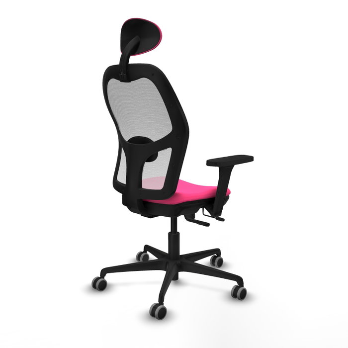 PIQUERAS Y CRESPO Silla de oficina Jorquera Rosa y Blanco PIQUERAS Y CRESPO Silla de oficina Jorquera Rosa y Blanco