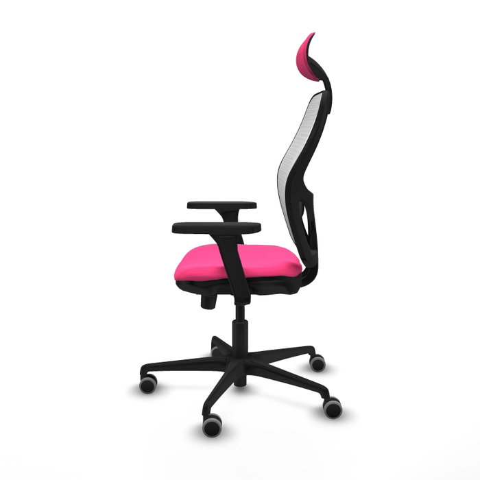 PIQUERAS Y CRESPO Silla de oficina Jorquera Rosa y Blanco PIQUERAS Y CRESPO Silla de oficina Jorquera Rosa y Blanco