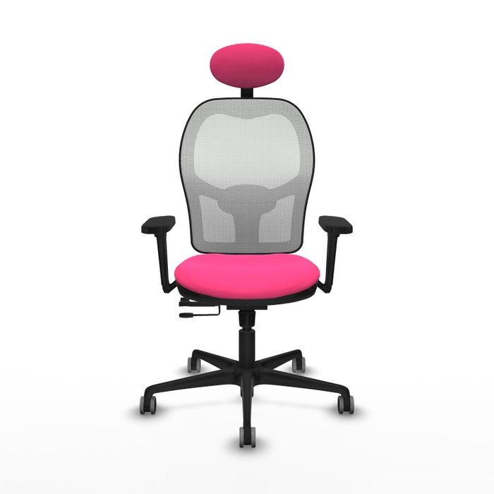 PIQUERAS Y CRESPO Silla de oficina Jorquera Rosa y Blanco PIQUERAS Y CRESPO Silla de oficina Jorquera Rosa y Blanco